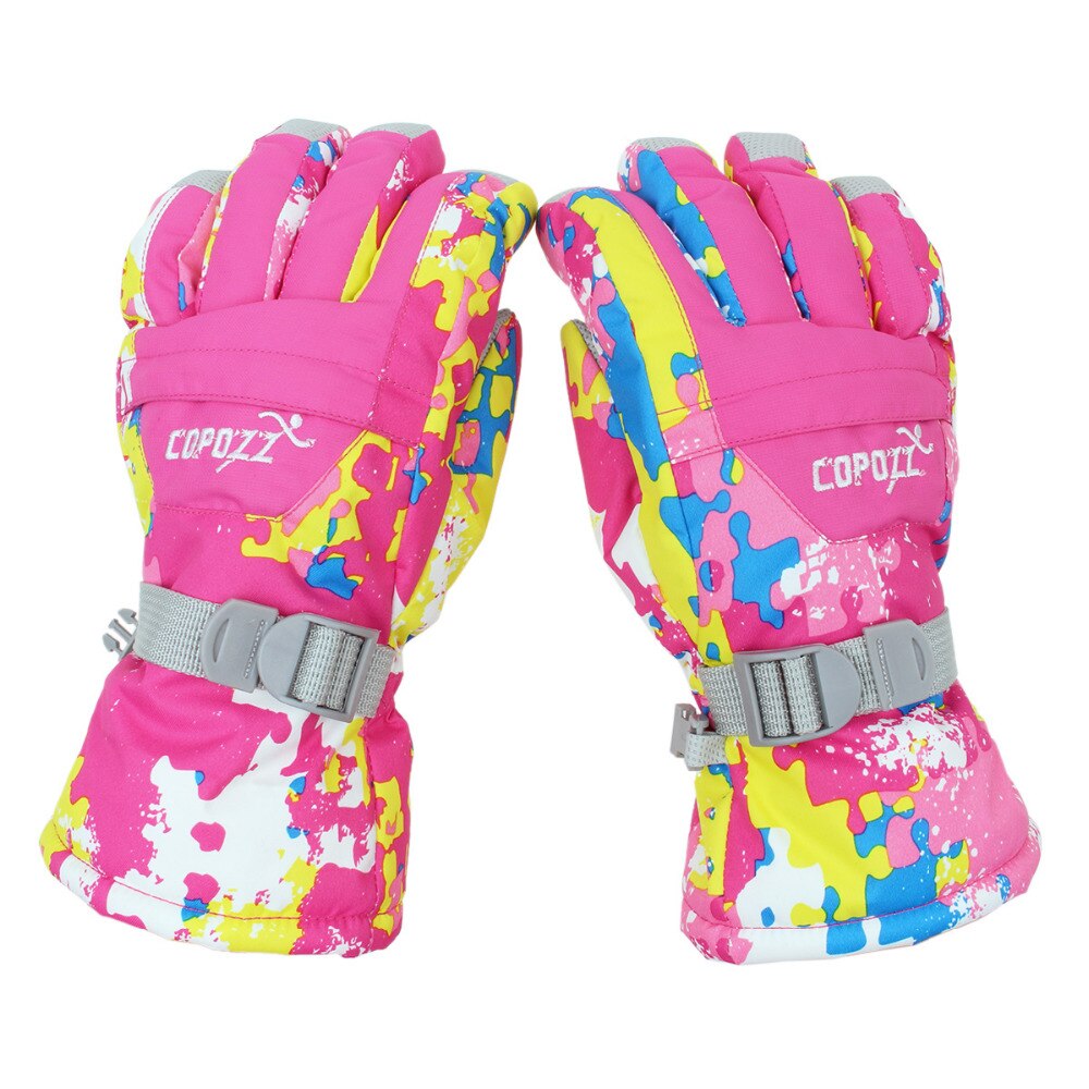 Copozz Meisje Kinderen Ski Handschoenen Snowboard Handschoenen Motorfiets Winter Skiën Paardrijden Klimmen Waterdicht Sneeuw Handschoenen