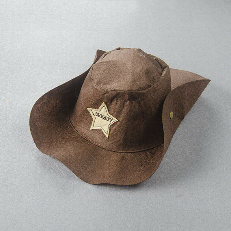 Pudcoco Neue 3Pcs Neugeborenen Baby Boy Cowboy Jungen Overall + Hut + Schal Outfits Fotografie Kostüm