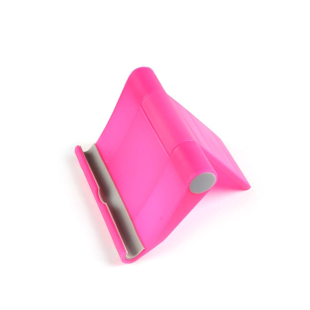 Universal- praktisch Halfter Stehen Verstellbare Schreibtisch Tablette Halfter Stehen Für iPhone Samsung Xiaomi Faltbare Tragbare Telefon Halfter: Rosa