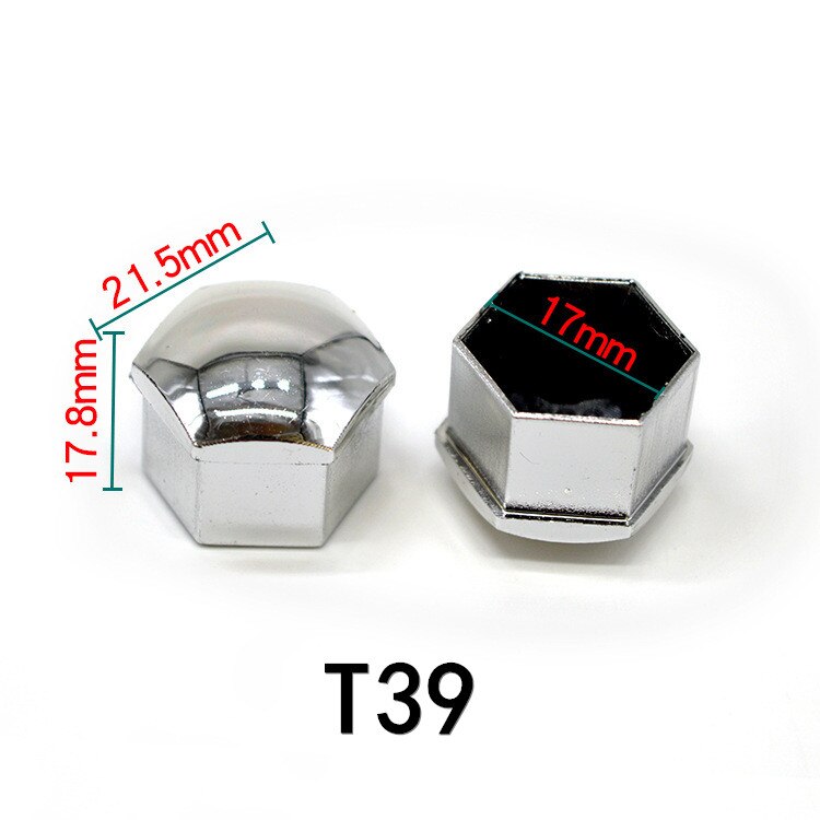 20Pcs 17mm/19mm Car Wheel Nut Caps Auto Hub Screw Cover Bolt Rims Exterior Decoration Special Socket Protection Dust Proof