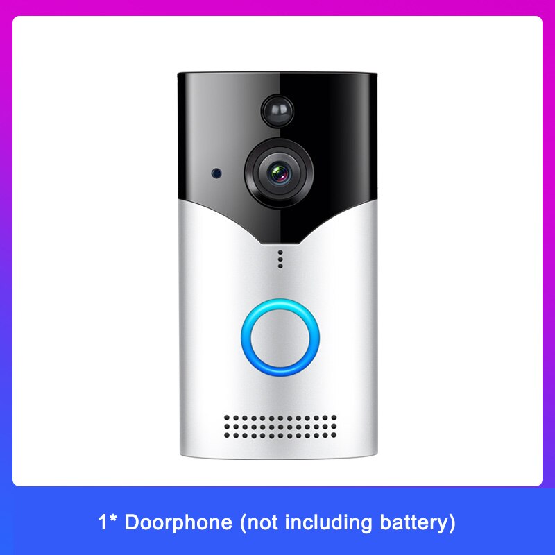Tuya App Wifi Video Deurbel Camera Hd 1080P Wireless Home Camera Video Intercom Batterij Deurbel 166 Graden View pir Motion: option 1