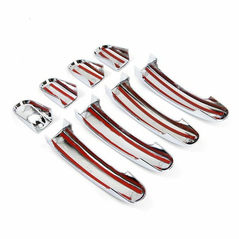 Chrome Car Outside Exterior Side Door Handle Protector Cover Trim for Ford Ranger