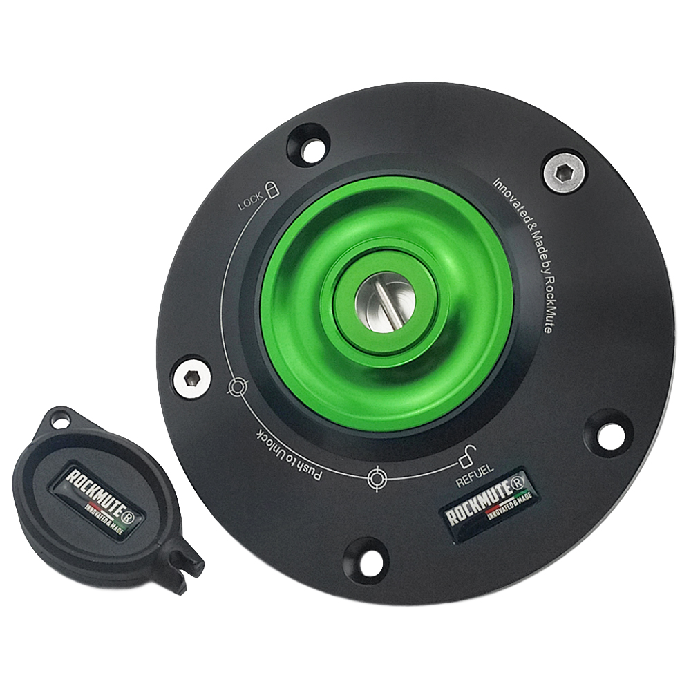 Tapa de tanque de combustible de Gas con cerradura de llave para motocicleta Kawasaki, ER6N, ER6F, Z750, Z800, Z1000, Z1000SX, Ninja 1000/650R, VULCAN S 650, GTR1400: Multicolor