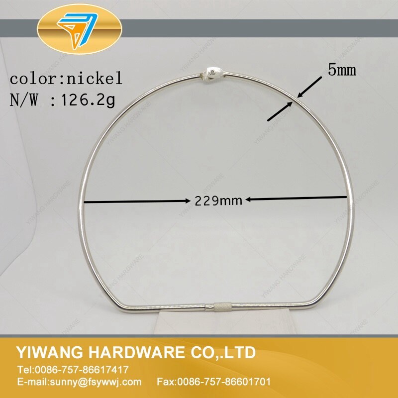 D ring office binder ring nickel plating screw lock binding ring
