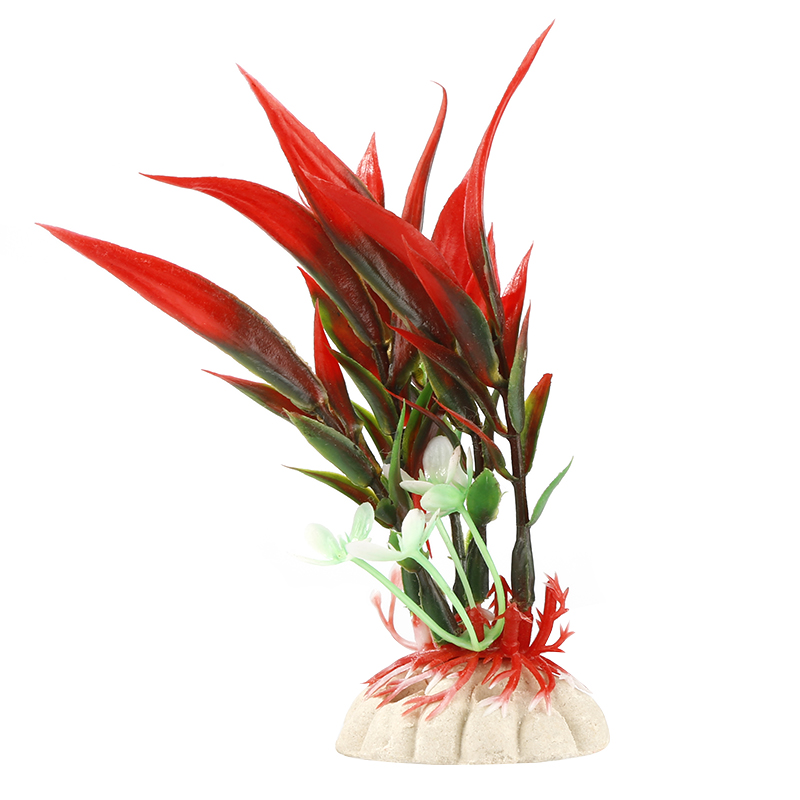 30/20/10cm akvariesimuleringsväxter vattenväxter akvariedekoration akvarietillbehör grön sammetsträd: Grå