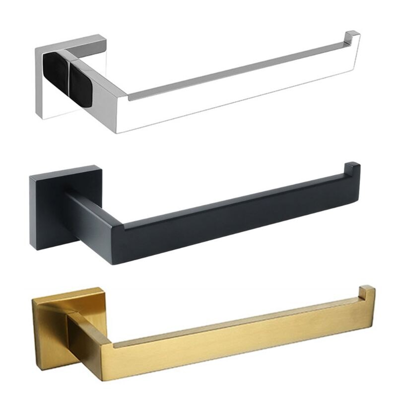 Handdoekrek Opvouwbare Antieke Koperen Bath Towel Rack Active Badkamer Handdoekhouder Double Handdoek Shelf Met Haken Badkamer Accessoires-Gold 2 Handdoek houder (Color : Gold 1