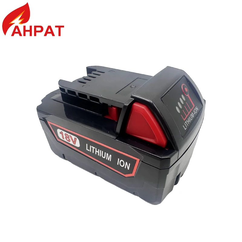 per Milwaukee 18V M18 Batteria Al Litio 6.0ah/9.8ah/12.8ah di Ricambio per Milwaukee M18 48-11-1815 48-11-1850 2604-22 Batteria