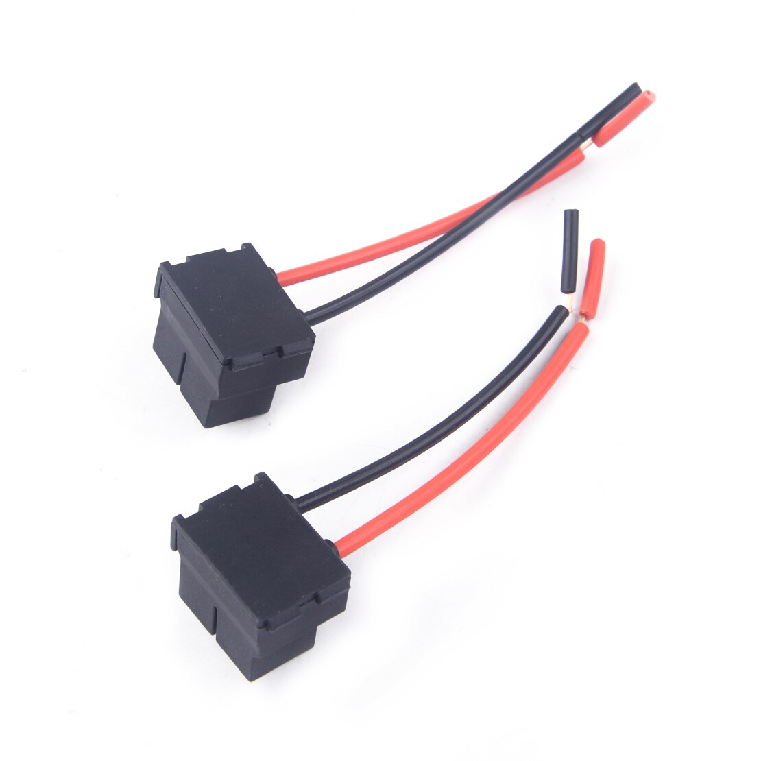 DWCX 2pcs H7 Headlight Fog Light Ceramic Wiring Harness With Pre-wired Sockets Bulb Holder Adapter Connector