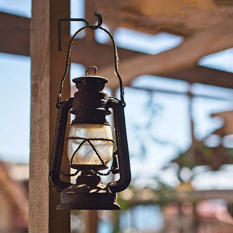 Wall Mount Bracket Garden Wall Lamp Plant Bracket Rustic Home Decor Hook Suspension Bird Feeding Hook Garden Accessories