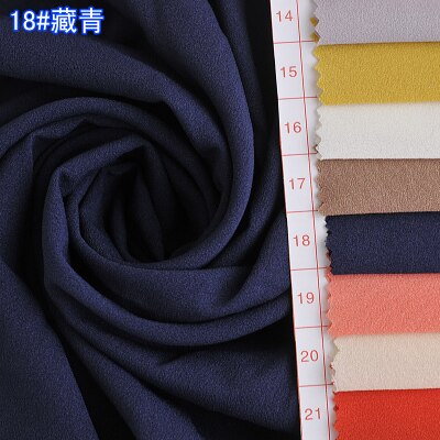 55 farben Chiffon stoff weich hängt auch nicht transparent für kleid futter tuch trouses Material 100d hochzeit diy näHenne: Marine