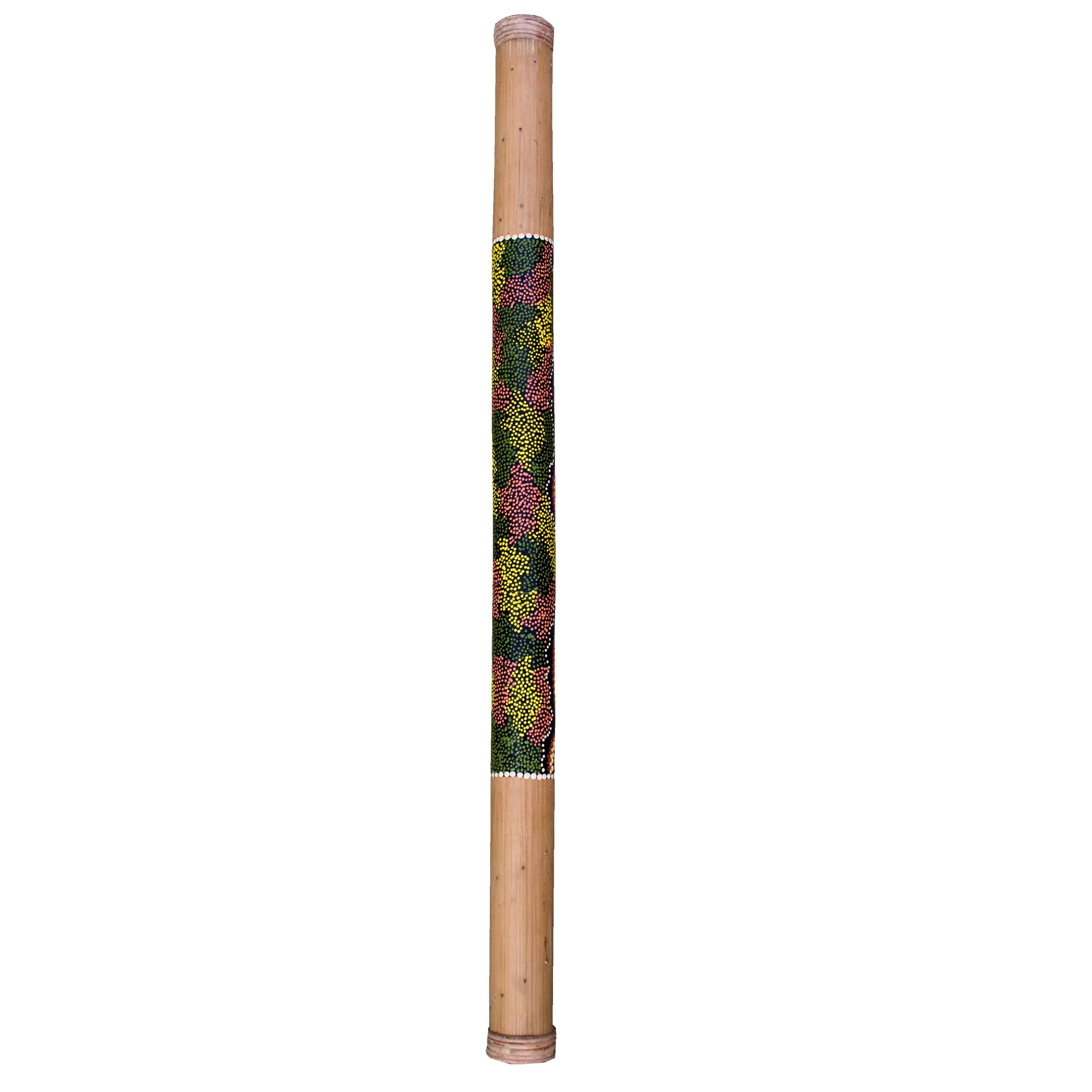Terre rainmaker rainsticks made of bamboo paint or burned 60cm or 80cm: 80cm paint with bag