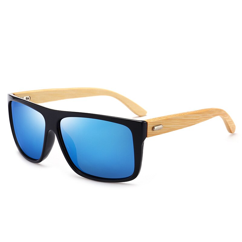 Jsooyan Wooden Frame Sunglasses Men Women Driving Eyewear Vintage UV400 Sun Glasses Shades lunette oculo: C4