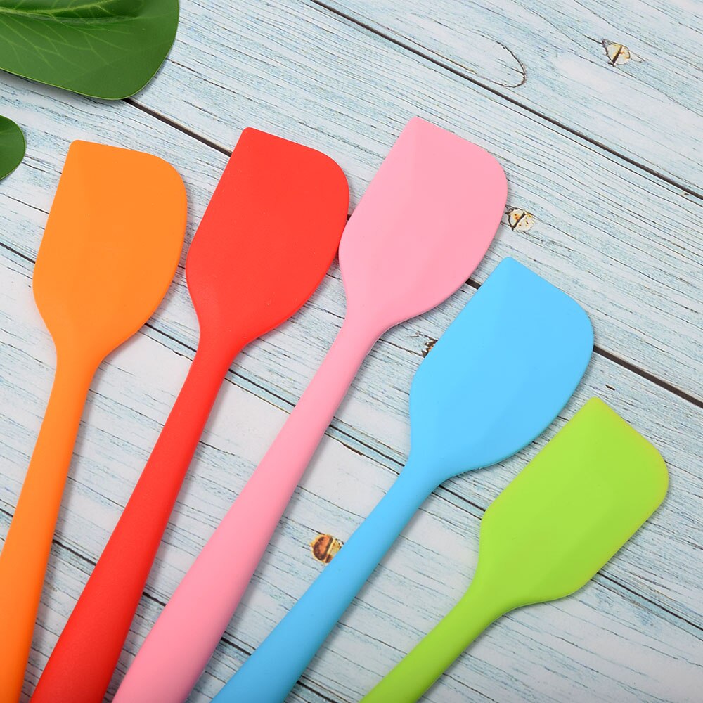 Baking Scraper Spatula Cake Non Stick Silicone Spatula Spoon High Heat Resistant Kitchen Scraper For Baking Roasting Turkey