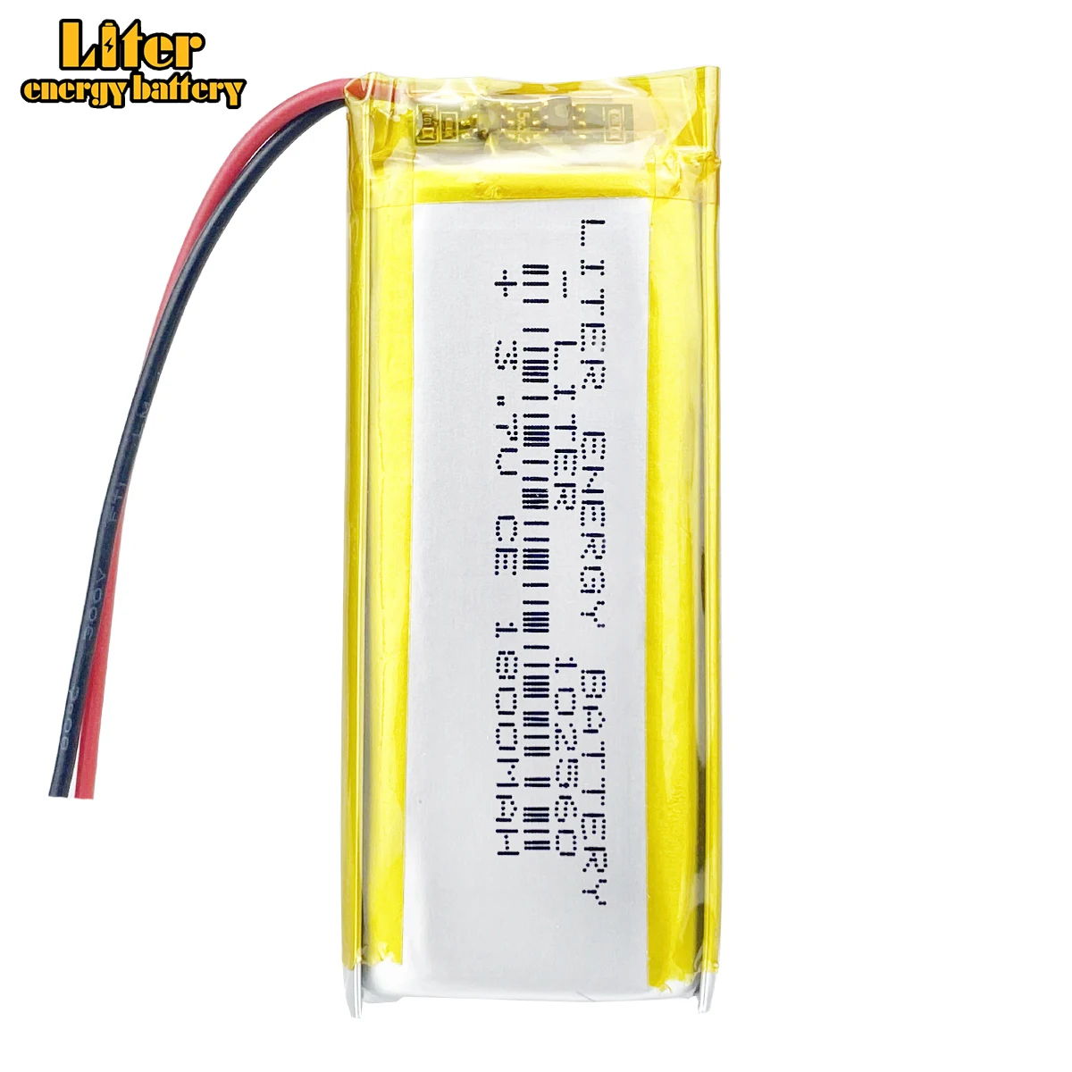 3.7V Rechargeable Polymer lithium ion / Li-ion battery 102545 for TOY,POWER BANK,GPS,mp3,mp4: Red