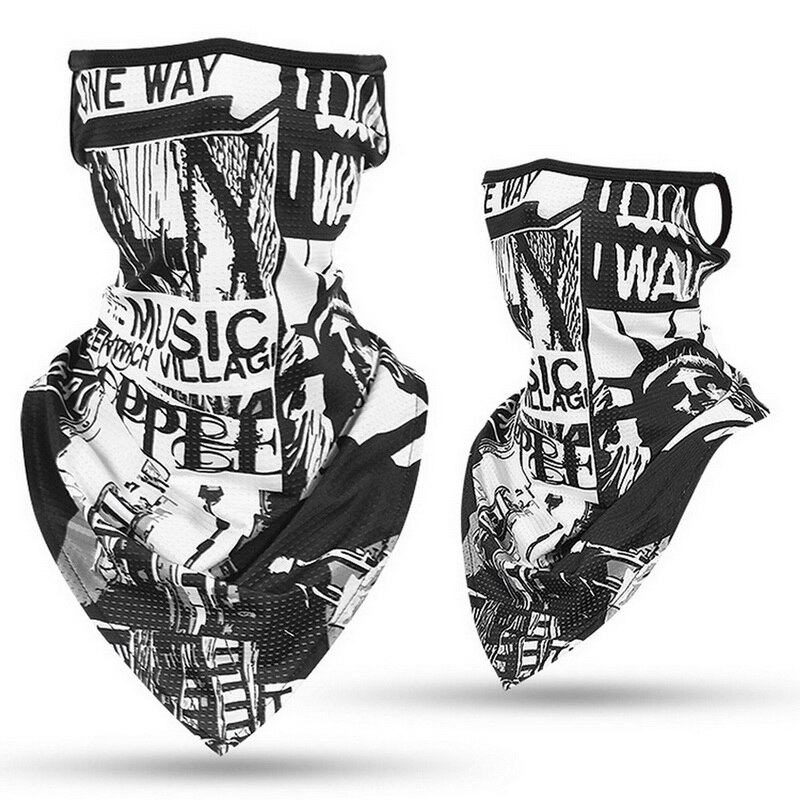 3D Animal Print Unisex Hiking Scarves Headwear Ear Hook Face Scarf Rave Bandana Neck Gaiter Tube Headband For Women Men: 7