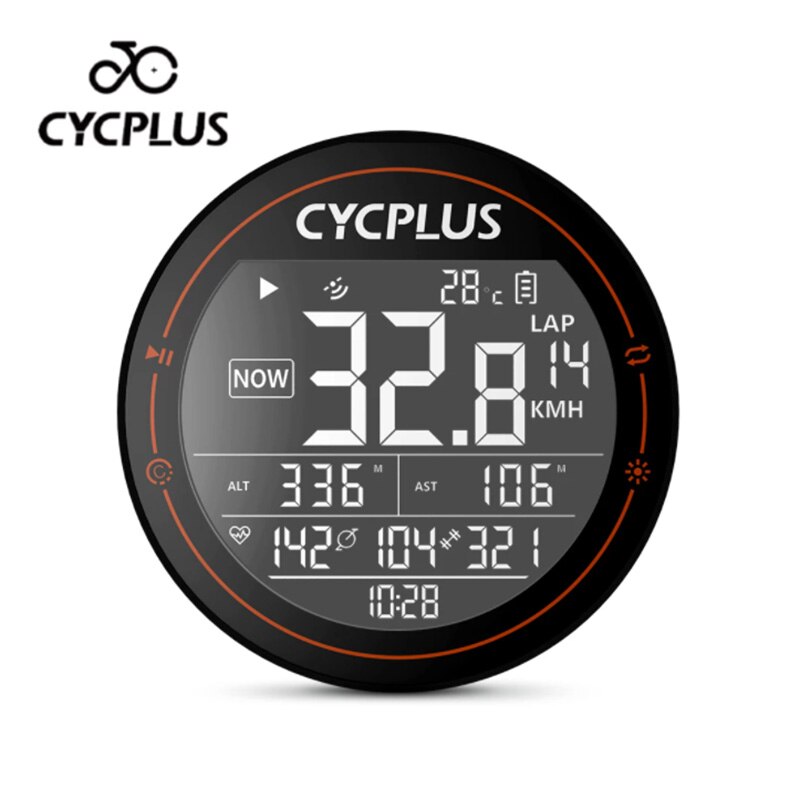 CYCPLUS – GPS M2 sans fil Bluetooth ANT +, ordinateur de vélo, compteur de vitesse, étanche, accessoires de cyclisme