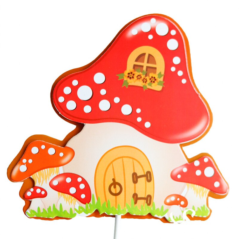 Sika-décoration de gâteau cerf Lion chouette champignons | Décoration de fête d'anniversaire, ours Animal réception pour bébé, fournitures de pâtisserie pour enfant, d'amour de mariage
