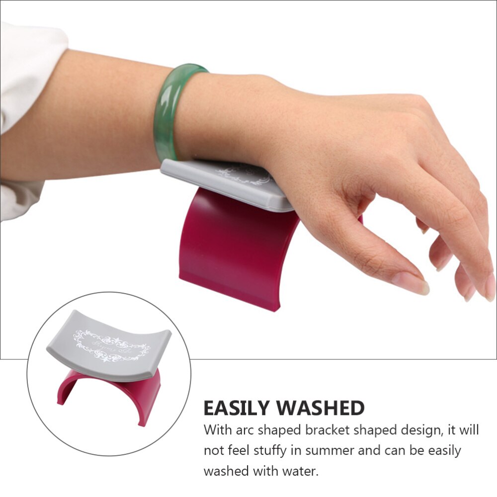 1pc siliconen handkussens u-vormig handkussen handsteunen kussen spijker handkussen voor thuis winkel buiten spijker