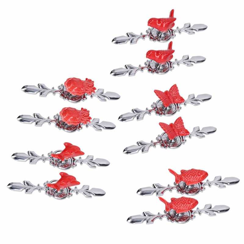 Drawer Knob Wardrobe Knob 2Set Wear Resistant for Furniture Decoration for Kitchen