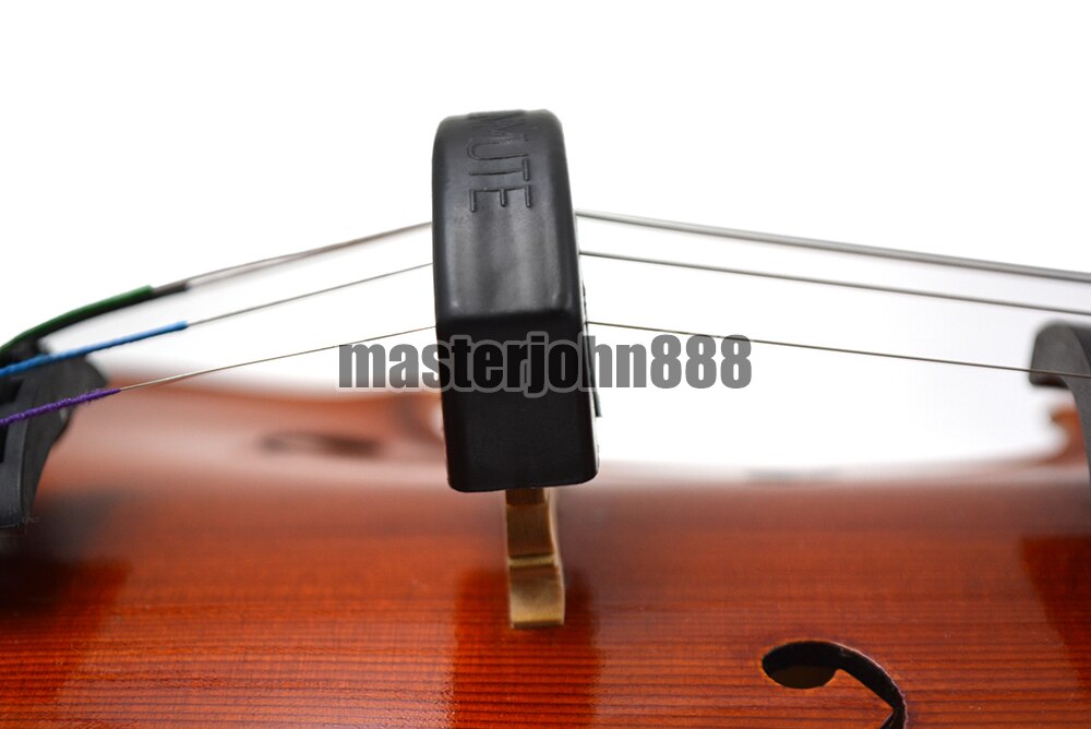 10 Stuks Zwart 5 Klauwen Rubber Viool Mute Demper Rustige Praktijk Viool Mute Verminderen Volume Voor 4/4-1/2 Viool