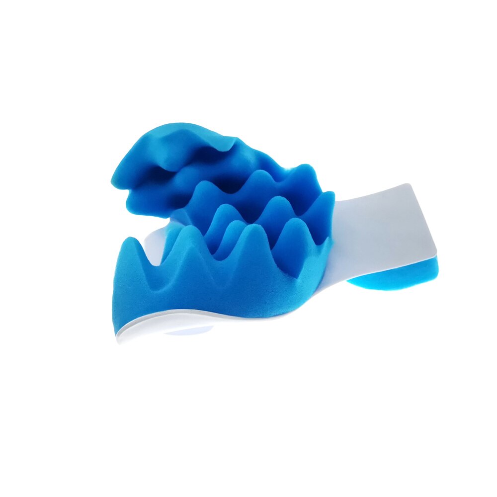 Neck Support Tension Reliever Neck Shoulder Relaxer Blue Sponge Releases Muscle Tension Relieves Tightness Soreness Theraputi