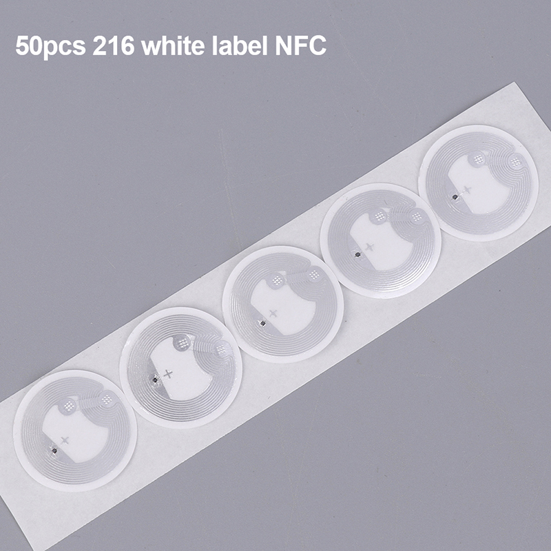 1/20/50 sztuk NFC etykiety naklejki odznaki naklejki etykiety RFID elektroniczny etykietka wielokrotnego zapisu tajny klucz naklejka tagi NFC