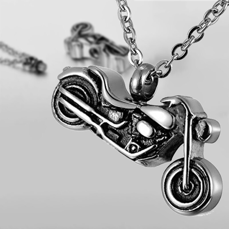 Cool Aandenken Urn Motorfiets Hanger Gedenkteken As Urn Ketting Aandenken Ketting Sieraden Voor Man Jongen Vrouwen