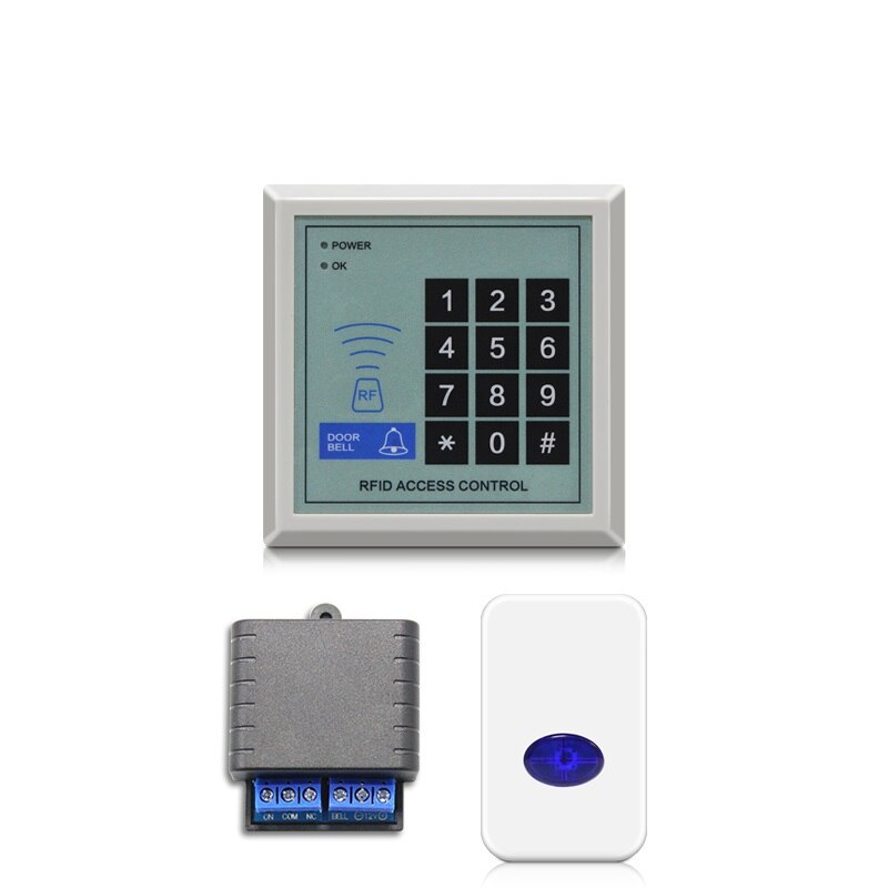 Easy to Install RFID 125Khz Wireless Access Control Keypad Door Bell: Blue