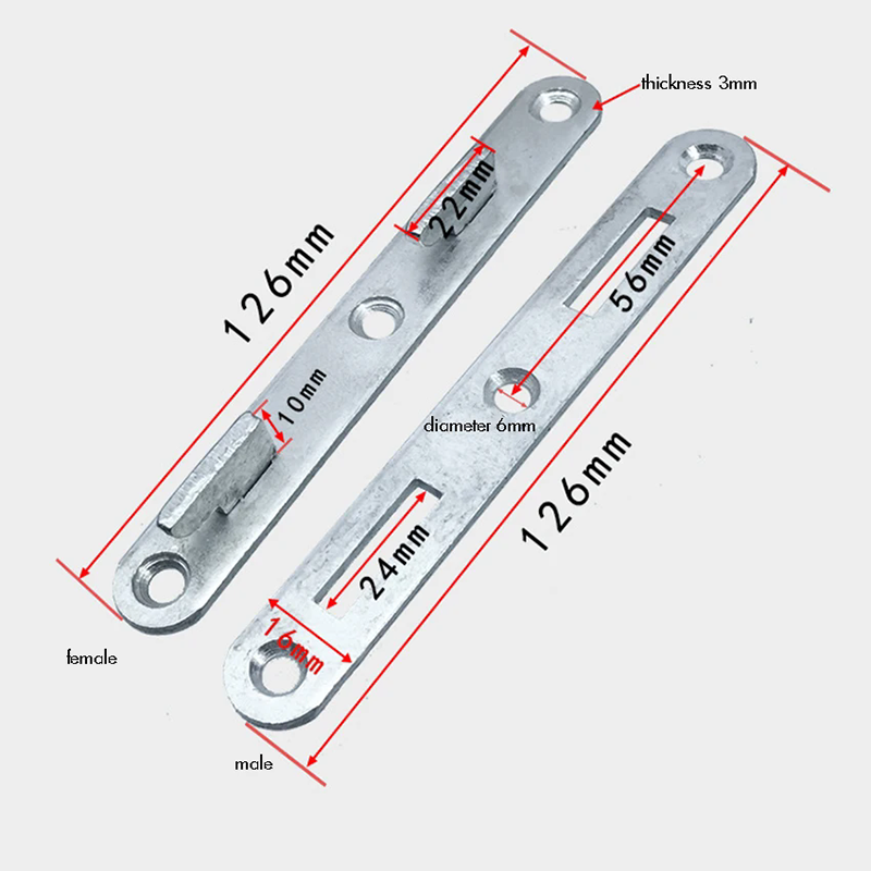 1 Satz Betts ch arnier Universal- betts chien halterungen Scharnier 2 Haken, für Bett rahmen Kopfteil Trittbrett, Hochleistungs-Betts chien befestigung bisagra