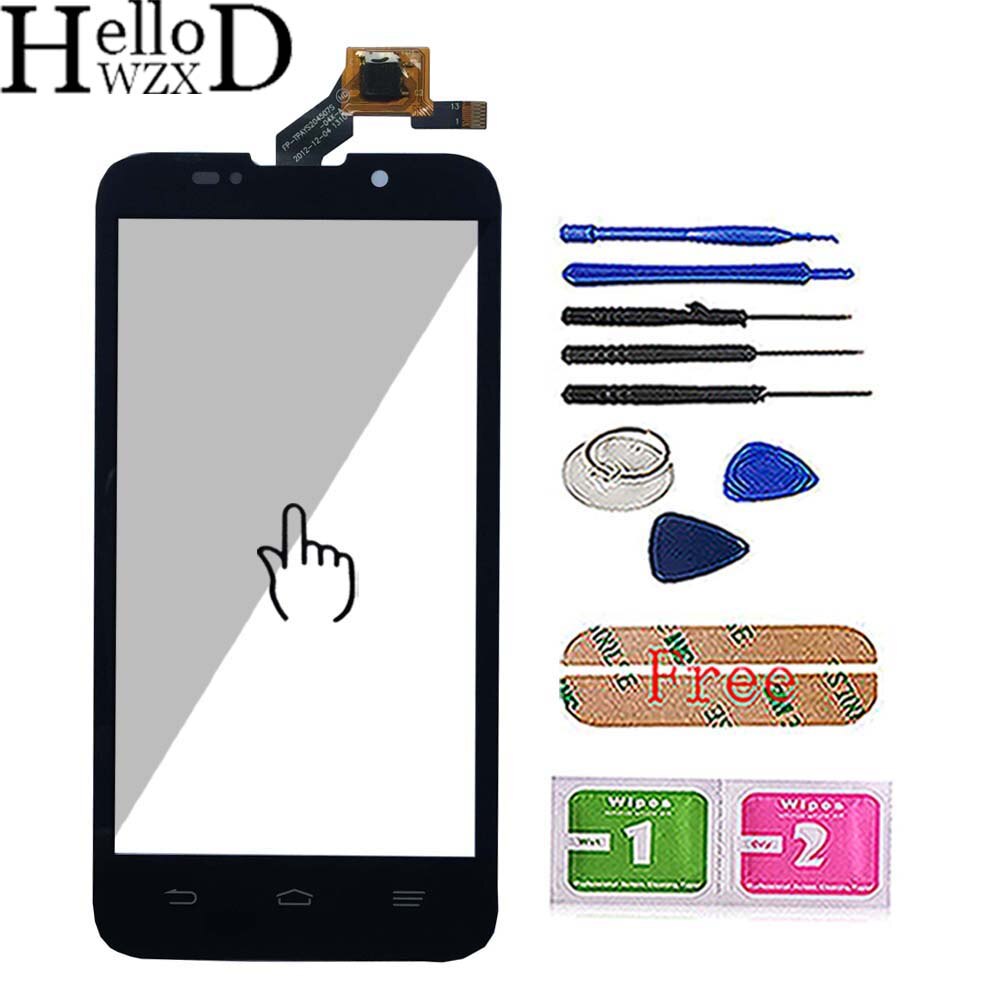 4.5'' Mobile Touch Screen For ZTE V880H Blade G2 Digitizer Panel For ZTE V965 Lens Sensor Tools 3M Glue: Black With Tools