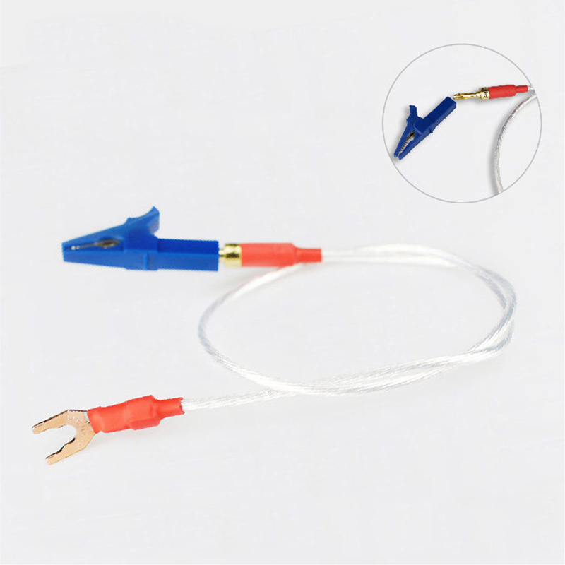 0.5m Cable For HiFi Audio GND Grounding Box Tuning Box Power Purifier Electronic Black Hole