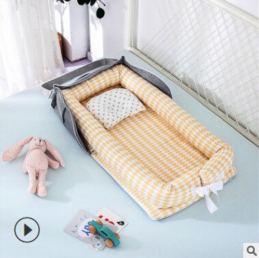 Baby seng bærbar baby reden seng krybbe rejse nyfødte barnesenge børnehave sove rede spædbarn vugge baby bassinet børns kofanger krybbe: 5