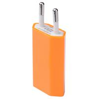 USB Travel Charger EU Plug AC 5 V for IPhone 4 4s 5 Wall Charger for Samsung Galaxy S3 S4 Note 3 Note 4 J25 USB Adapter: Orange