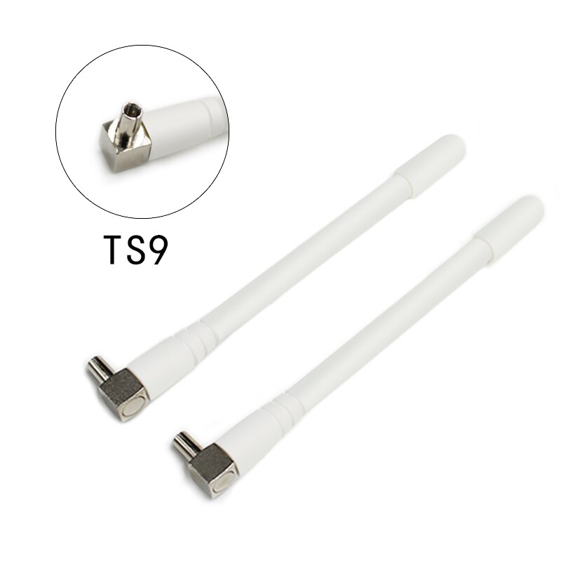 4G LTE antenne 1900-2600mhz 9dbi TS9 CRC9 stecker für huawei Router b618 E5577 E3276 signal booster 2pcs: 2pcs white TS9