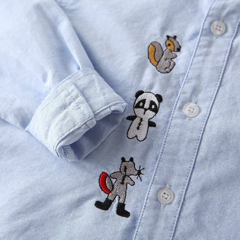 Kids Boys Shirts Spring and Autumn Long Sleeve Solid Toddler Shirts For Boys Cotton Brand Baby Boy Tops Children Shirts