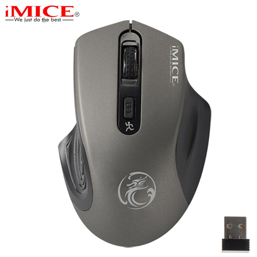 Cichy przyciski bezprzewodowa mysz 2.4 ghz oszczędzania energii optyczne minikomputer mysz myszy bezprzewofowe odbiornik USB dla PC Laptop Notebook