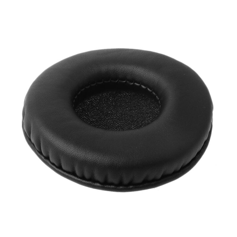 Een Paar Zwarte Vervanging Oorkussens Kussens Voor Sony MDR-V55 Mdr V500 V500DJ V55 MDR-7502 Hoofdtelefoon (80Mm)
