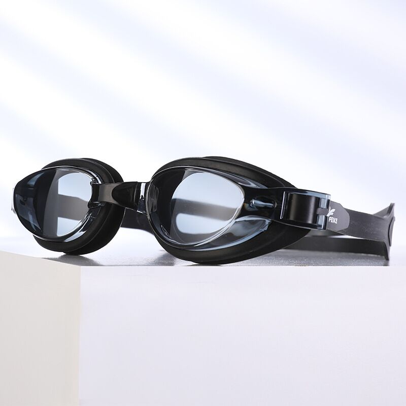 Myopia Swimming Goggles Swim Cap Swimming Glasses Anti-fog Waterproof Swim Goggles Earplug Pool Equipment for Men Women Eyewear