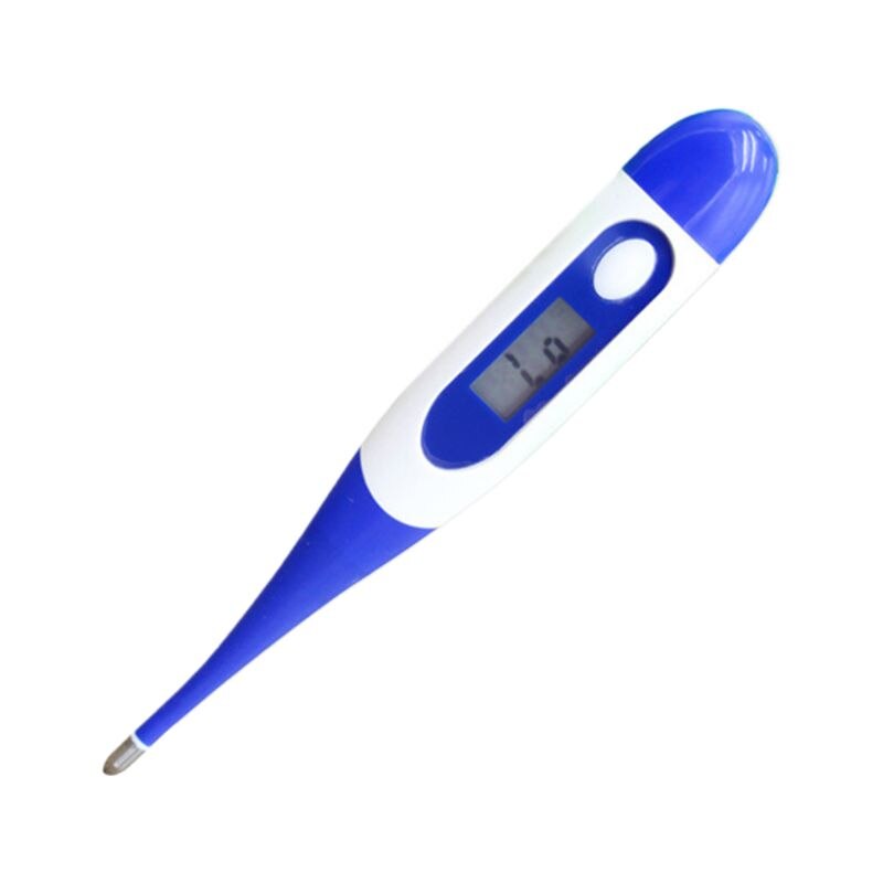 Voksen baby lcd display feber måling temperatur hjem termometer tester 19qf: Blå
