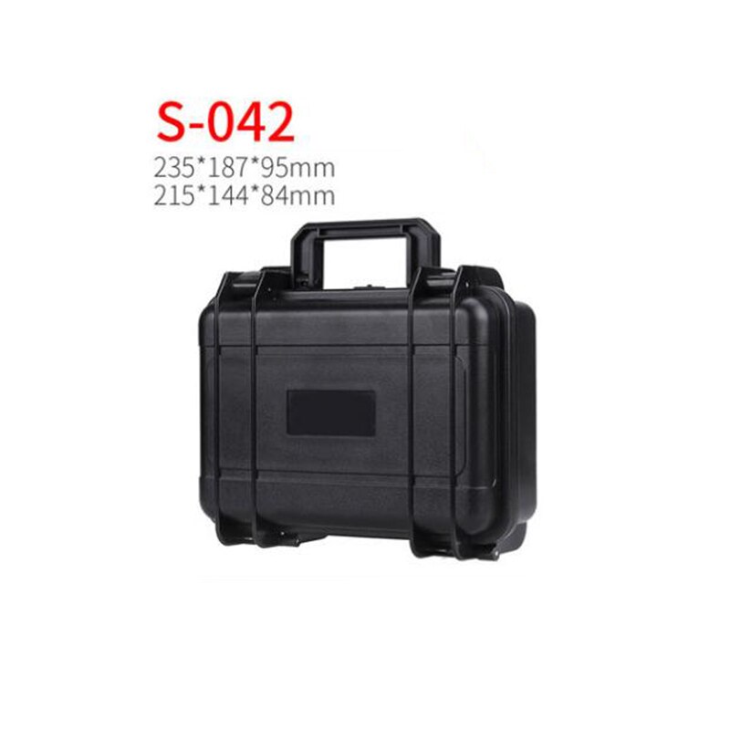 Portable Toolbox Instrument Tool Box Protective Safety Box Waterproof Dry Sealed Box Equipment Suitcase ABS Safety Toolboxes: S042