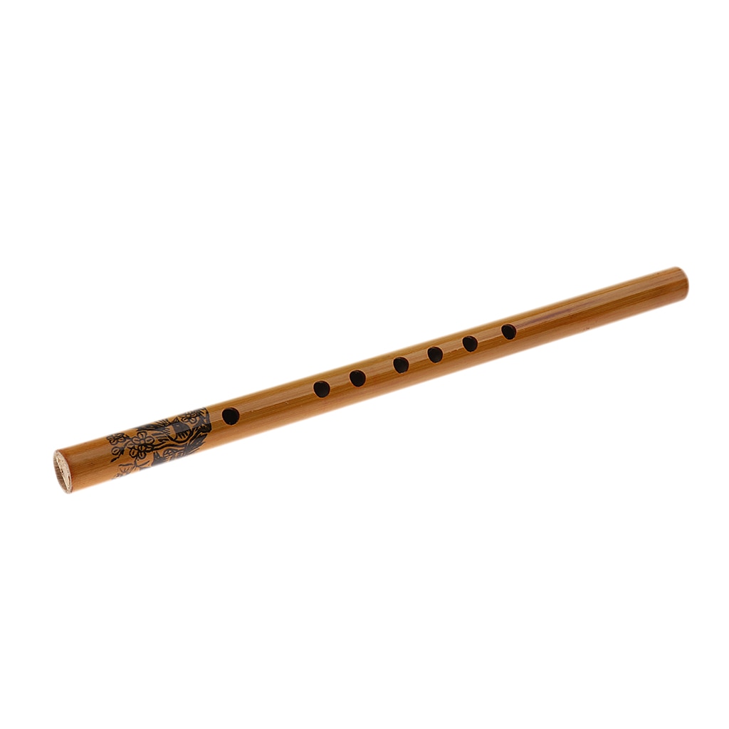 Fijnste Verticale Bamboe Fluit Dizi Xiao Chinese Traditionele Houtblazers Instrument 33Cm