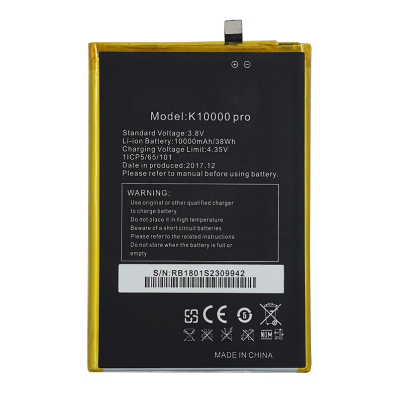 OHD Original High Capacity Battery K10000 Pro Battery for Oukitel K10000 Pro 10000mAh