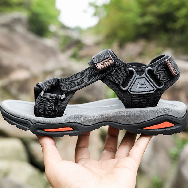 Zomer Sandalen Mannen Schoenen Platte Schoenen Mannen Strand Sandalen Toevallige Mannelijke Zomer Schoeisel Antislip Mode Sandalen a2354