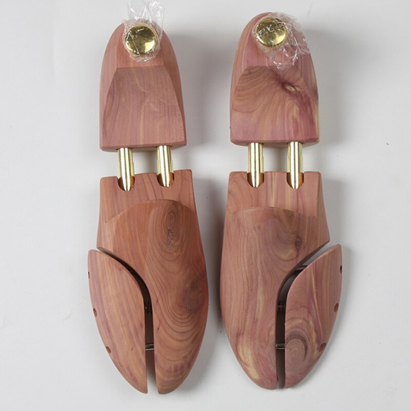 Twin Tube Red Cedar Wood Adjustable Shoe Shaper Men's Shoe Tree