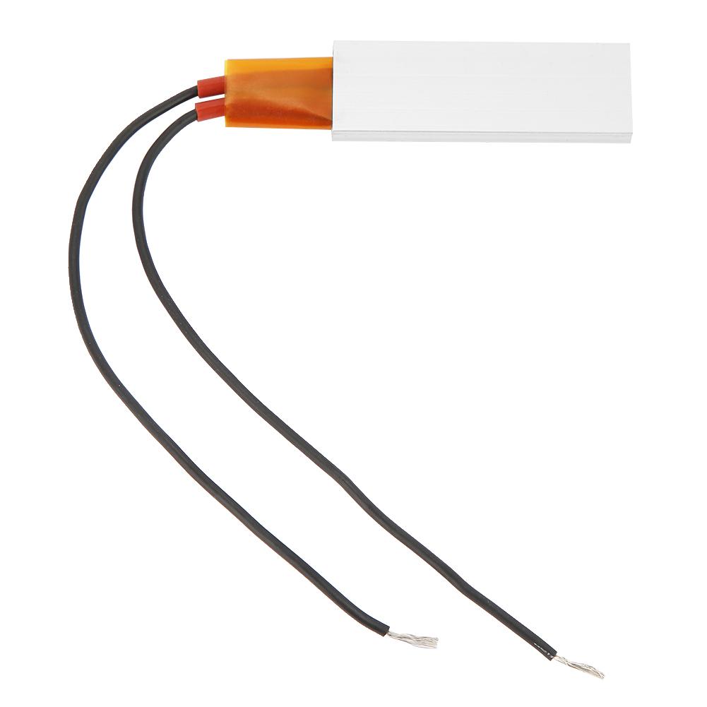 Termostato placa de calentamiento PTC de 12 V, carcasa de aluminio con calefacción de aluminio, placa de elemento calefactor PTC, calentador termostático