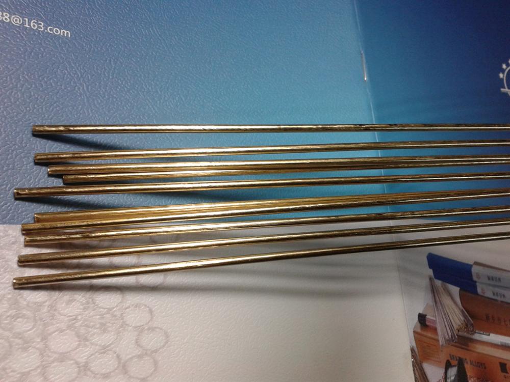 round yellow copper electrode Park copper welding rod refrigerator water tank welding rod 2.5mm