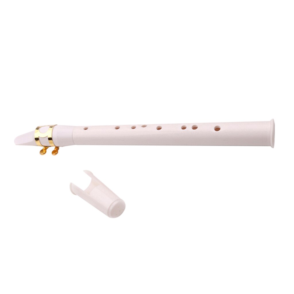 Saxofón Mini, instrumento Musical portátil, blanco