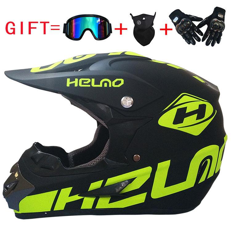 Motorcycle Helmet Men Off Road Moto Dirt Bike Helmet Adult Motocross Racing Safety Driving Capacete Protector DOT r20