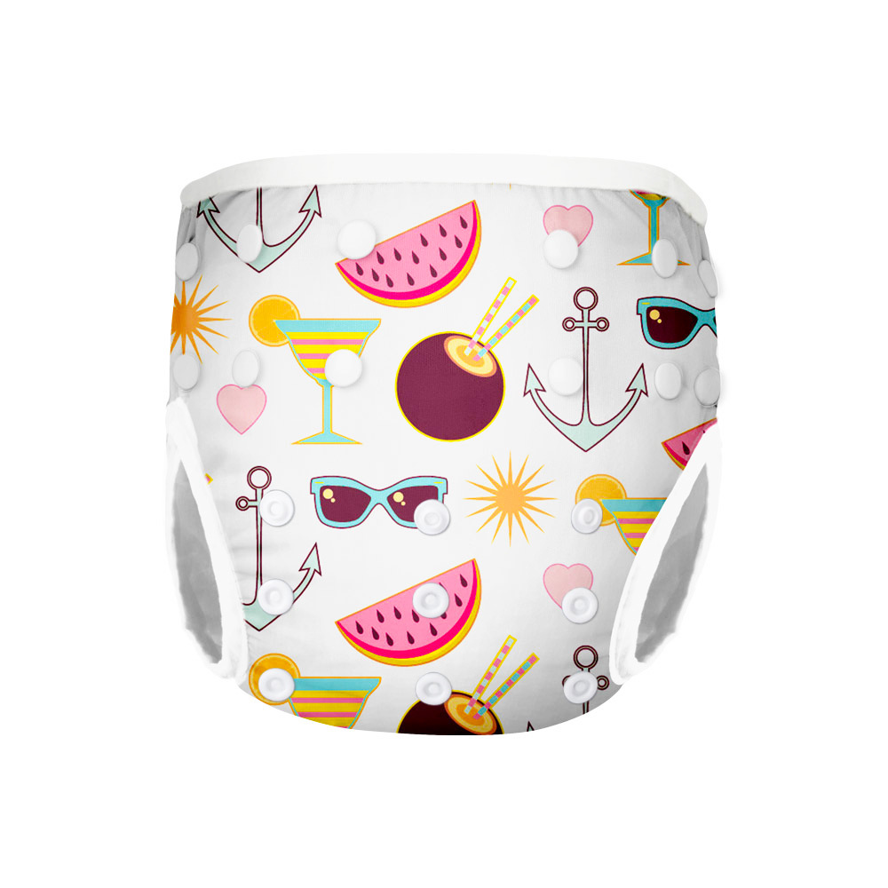 baby swim diaper for baby swimming reusable swimming diapers baby nappies washable pool pant baby cloth diaper nappy: 6