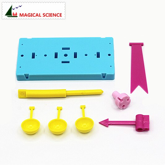 Matériel de bricolage de girouette fait maison d'expérience de physique d'amusement , kit éducatif d'école à la maison pour vos élèves d'enfants